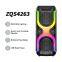 New Product Outdoor Portable Dual 4 Inch Deep Bass Long-Term Playback RGB Lights With Display Screen Speaker