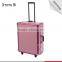 Guangdong Manufacturer Promotional Makeup Design Fashion Aluminum Cosmetic Case makeup trolley case with lighted mirror