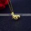 Wholesale indonesian market elephant stainless steel gold jewellery pendant necklaces                        
                                                                                Supplier's Choice