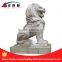 granite stone hand carving lion animal statue