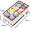 4PCS Nonwoven Beige Storage Box Ties Socks Bra Drawer Organizer