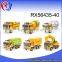 Kid friction plastic toy power trucks car crane truck
