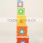 Wooden educational toy wood block cube toys