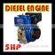 Air-Cooled High Speed Diesel Engine,5hp