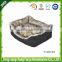 High quality cozy faux fur dog square beds
