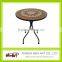 2015 popular paito metal furniture tables