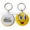 Hot Sale 44 mm Plastic Button Badge Bottle Opener with key chain
