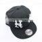 BSH033 New black 6 panels fashion baseball cap Fashion letter embroidered snapback sport hat