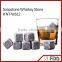 NT-WS12 bpa free natural soapstone ice cube whisky stone for bar