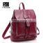 China suppliers  wholesale flap bag genuine leather backpack ladies women