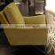 S491 Middle East Style Yellow Velvet Fabric Living Room Chair