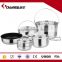 Stainless Steel Camping Cookware Outdoor Cook Set with Storage Bag