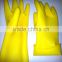Latex Rubber Glove origainal yellow color chemical resistant household glive industrial rubber gloves work gloves