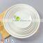 Pure White Circular Hotel Plate Beefsteak Plate Ceramic Tableware HY1671501