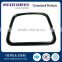 Wide-angle mirror assembly for car