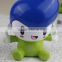 cute girls doll lastic pvc coin bank for kids