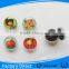 Home decorative crystal glass fridge magnet/custom round fridge magnet