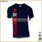 new design high quality casual man t-shirt with rubber transfer print