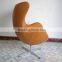 leisure fiberglass swivel egg chair