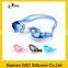 Wholesale silicone adult swimming goggles with earplugs