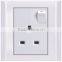 3-pin wall electrical switch socket