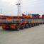 best selling heavy duty lowbed hydraulic modular trailer truck for special or large equipment