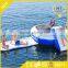 2016 New Inflatable Water Trampoline Combo With Launch And Slide For Sale
