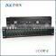 19 inch 2U 16 slots rack-mount media converter fiber optic chassis with two power supply