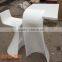 Factory outlet fiberglass artistic side table resin meeting tea table coffee desk multi-color cusztomized RUYA