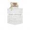 5 Ounce Clear Square Cube Fillable Christmas Glass Cube Ornaments-70x82mm