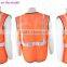 2014 Hot Selling Orange Road Security EN471 Standard Mesh Reflectiing Safety Vest from China
