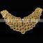 new design factory wholesale neckline Rhinestone Applique Trim with glue adhesive to hot fix