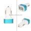 High Speed Bullet Charger 3Port 2.1A+1A+1A Mini Universal USB Car Adapter