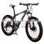 cheap aluminum mtb with double mechanical disc brake and 50mm travel front suspention fork