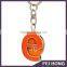 Custom popular design soft enamel orange shopping cart token