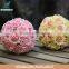 decorative artificial rose flower ball wholesale for wedding decoration