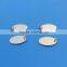 custom brand double sides logo engarved shiny gold and silver metal tags