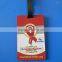 wholesale chocolate rubber pvc silicone bag tag luggage tag