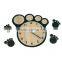2015 new decorative fashion wooden wall clock