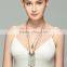 Ethnic 2016 Newest Multi Layered Chandelier Necklace With Turquoise Bead Fringe Necklace Arrow Head Dangle In Antique Silver
