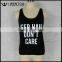 Fashion Women's Crew Neck Printing Sleeveless Casual T-shirt