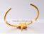 Moon and Star Classic Valentine's Day Gift Couple Of Gold Plated Woman Bracelet