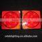 Square LED Trailer Light Tail Light STOP/TURN/TAIL for trailer under 80"
