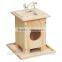 Trade assurance High quality outdoor decoration customized pine wooden bird house nest