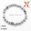 Women New Products Bracelets to Sell 2016 with Stainless Steel Custom Bead Bracelet Skull Beads Accessories