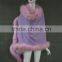 Latest Wool & Cashmere Womens Capes/Shawls With Raccoon Fur Trim