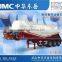 tri axle 60CBM bulk powder tanker truck trailer with parabolic leaf spring(other volume available)