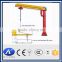 Stationary jib crane, mini crane for construction