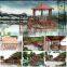 outdoor aluminum frame doubl layerround metal gazebo
