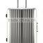 Decent Al luggage and shinny ABS+PC aluminum frame colourful trolley luggage